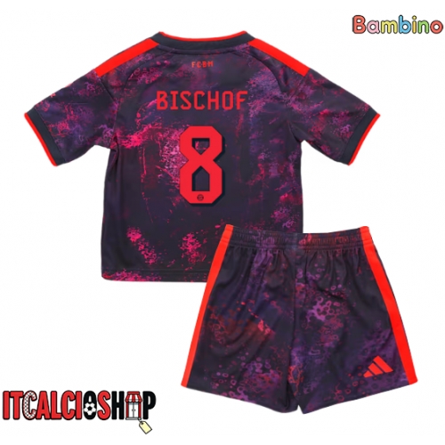Bayern Munich Tom Bischof #8 Terza Maglia Bambino 2026-27 Manica Corta (+ Pantaloni corti)